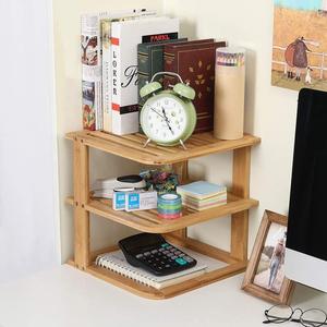 Three Tier Bamboo <b>Kitchen</b> <b>Storage</b> <b>Rack</b> 3 Floors Multi Functional Countertop Organizer - Product Image 2