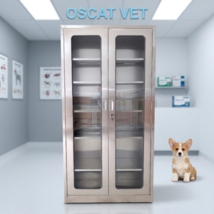 Équipement vétérinaire OSCAT, équipement médical vétérinaire EX-CB01, armoire en acier 201/304 à 5 niveaux, machine vétérinaire - Product Image 1