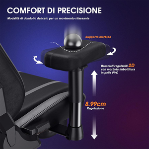 <span class=keywords><strong>Chaise</strong></span> de Gaming Ergonomique 2026 la Plus Vendue avec Fonction Massage, Dossier Réglable et Accoudoirs 2D pour le Gaming Quotidien - Product Image 5
