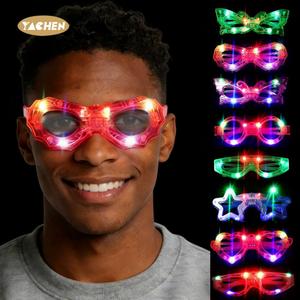 Gafas de Neón Luminosas YACHEN con Luces de Colores en Forma de Estrella para Fiestas de Cumpleaños, Halloween y Navidad para Niños - Product Image 1