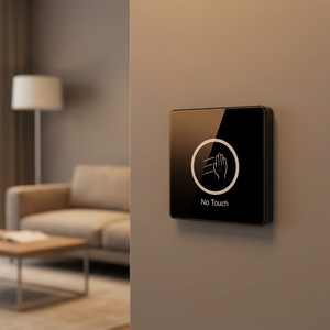 Bouton de sortie sans contact étanche pour systèmes de contrôle d'accès de porte, portée 6-18 cm - Product Image 3