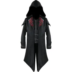 Áo Tuxedo Chắp Vá Cổ Điển Halloween Thời Trung Cổ Châu Âu Và Mỹ Mới Áo Khoác Nam Trang Phục Gothic