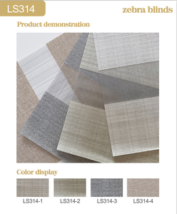 Stores zébrés économiques standard en tissu - Product Image 2