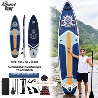 Planche de paddle gonflable en PVC pour adultes, pour la course et le surf