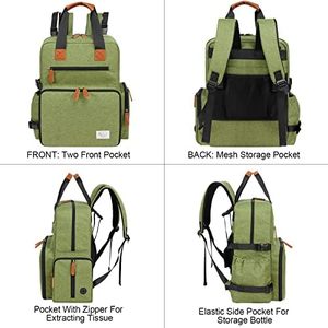 Free sample Dog Travel Bag, Travel <b>Pet</b> Bag Organizer, Dog <b>Food</b> Travel Bag with <b>Food</b> <b>Container</b> and Bowls, Dog Travel Supplies - Product Image 2