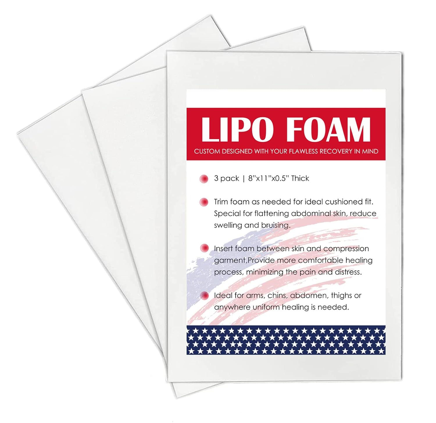 Woxin Lipo Foam доска липосакция поясная Опора пенопласт используется для помощи при использовании компрессионного костюма после операции