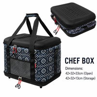 Ensemble de cuisine et de pique-nique en acier inoxydable pour le camping en plein air, ensemble complet portable, casseroles, assiettes, couverts, toutes saisons, adapté aux familles