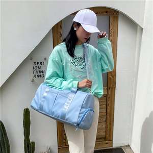 Dropshipping Shopify Wet-dry Separated Gym Bag with <b>Shoe</b> Compartment, Spacious <b>Men's</b> Travel Duffle for Swimming/sports - Product Image 2