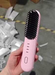 Cepillo Alisador de Pelo Portátil Inalámbrico Recargable USB-C de 4000 mAh, Mini Plancha de Pelo Caliente, Modelo 2026 Mejorado - Product Image 3