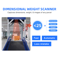 Gestión de inventario de software de almacén Máquina de sistema Dws de escaneo de peso de dimensión automática