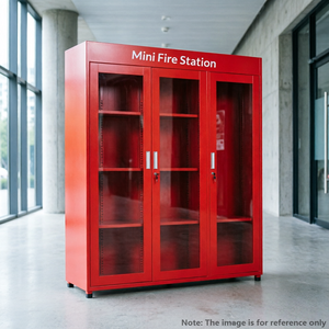 Gabinete de Almacenamiento de Extintores de Incendios de Acero Rojo Personalizable para Estación de Bomberos, Escuela, Hospital u Oficina - Product Image 6