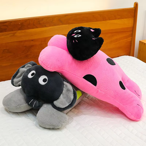 Cute <b>Plush</b> Toy Pillows in Two Styles: <b>cat</b> and Elephant. <b>Plush</b> Toy Dolls, Decorative Pillows, and Festival Gifts. - Product Image 3