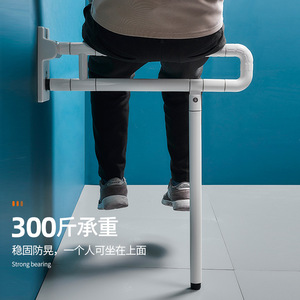 <b>Grab</b> <b>Bars</b> Wall Mounted Stainless Steel 300 Lbs Load Bearing Anti Slip For Elderly And Disabled Bathroom Safety Support - Product Image 1