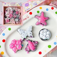 Ensemble de jouets anti-stress en plastique à thème océanique, 24 pièces, boîte de couleur pour enfants, unisexe