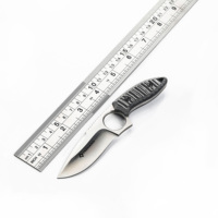 Couteau de survie et de chasse en gros, lame fixe en acier D2, manche en Micarta, avec étui, facile à transporter, qualité industrielle, personnalisable OEM