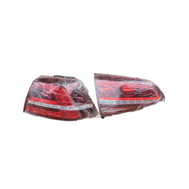 Accessoires de voitures modifiés rouge pour feu arrière LED, banderole, couleur, pour GOLF 7 2014 — 2017, Golf 7.5 2018-E-mark