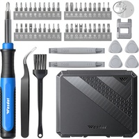 Jeu de tournevis Torx de précision AXTH 52 en 1, étui magnétique, acier allié, poignée en caoutchouc, pour téléphone, montre - Cadeau pour homme