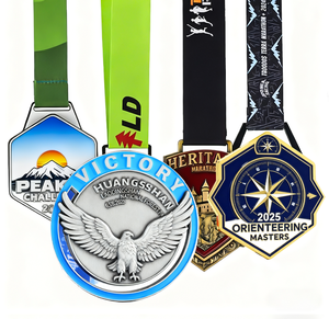 Colección personalizada Carnival Track Archery Souvenir Medalla British Wrestling Dragonboat Running Soccer Football Metal Sports Medallas - Product Image 1