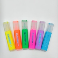 Set Pulpen Highlighter T703C Beraroma, Ujung Lembut, Warna Fluorescent, Logo Custom, Promosi Alat Tulis China, Kemasan Hemat, Tahan Lama