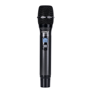 <span class=keywords><strong>Comica</strong></span> <span class=keywords><strong>CVM</strong></span>-WS50H UHF 6 canaux LED affichage portable sans fil condensateur casque Microphone pour conférence - Product Image 3