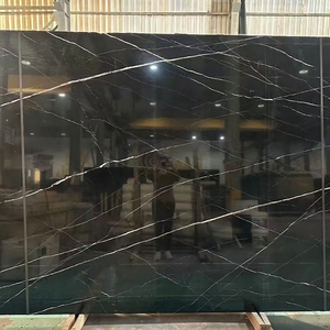 Losas de Mármol Negro Nero Marquina Chino a Precio Económico para Pisos Interiores y Proyectos de Escaleras - Product Image 4