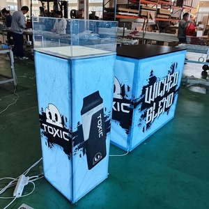 Custom 10x10 Trade Show Stand Lightbox in alluminio retroilluminato Expo Display espositivo modulare Design Stand per campioni - Product Image 3