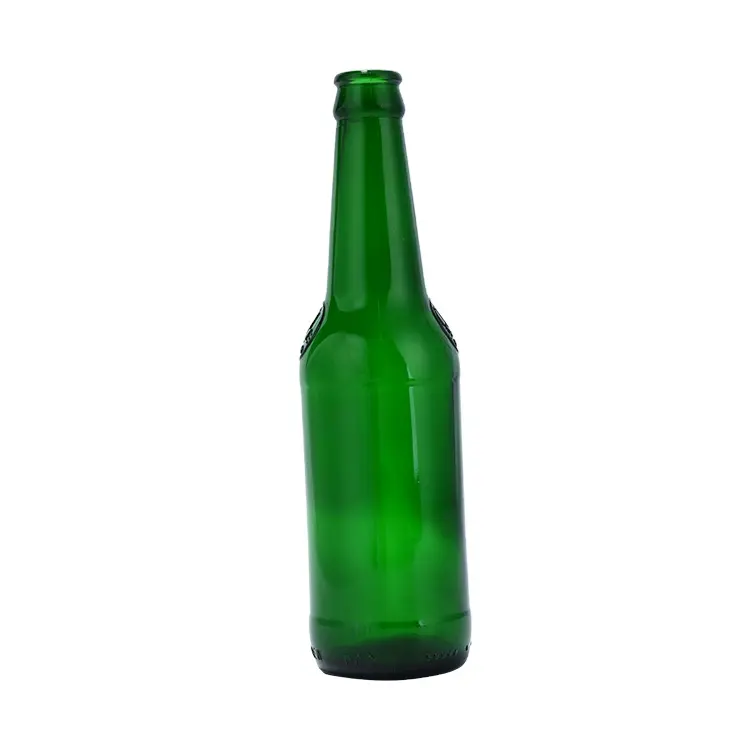 Hoge kwaliteit 187 ml groene lege wijn bier glazen fles