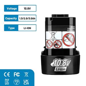 <span class=keywords><strong>Makita</strong></span> 도구 10.8V/12V 리튬 이온 배터리 용 OEM/ODM 교체 배터리 2.0Ah - Product Image 2