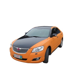 Tianolly — <span class=keywords><strong>autocollant</strong></span> de <span class=keywords><strong>voiture</strong></span> en vinyle, imperméable, mat, orange, noir, blanc, avec colle amovible, accessoires, sans bulle - Product Image 2