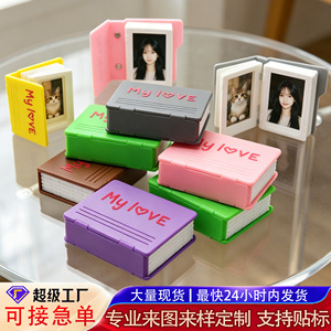 Album photo instantané 6 pouces pliable portable avec couverture en PP et vernis mat, cadeau personnel pour utilisation sur bureau - Product Image 3