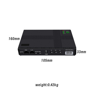 Mini 36 Wát DC UPS Wifi Router Single phase trực tuyến DC 85-265VAC/50-60Hz ABS + PC Shell LCD/LED hiển thị các ứng dụng y tế Lithium - Product Image 2