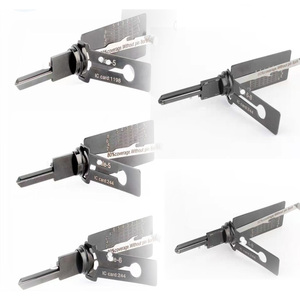 Set di Attrezzi per Scassinare Serrature <span class=keywords><strong>CISA</strong></span>-5, Colore Nero, Misure 5, 6, 5B -6B, Strumenti per Aprire Porte, Forniture per Fabbri - Product Image 1