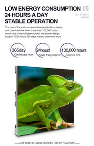 จอแสดงผล LED ขนาดใหญ่สำหรับโฆษณาเชิงพาณิชย์ในร่ม วิดีโอวอลล์ความละเอียดสูง P1.5/P2/P2.5 สำหรับร้านค้าปลีกและห้างสรรพสินค้า - Product Image 4