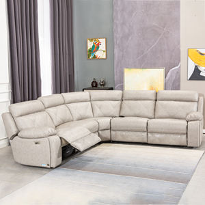 מודרני u צורה 3 5 מושבים מושבים בחדר ספות הספק תיאטרון בית קולנוע חשמל - Product Image 3