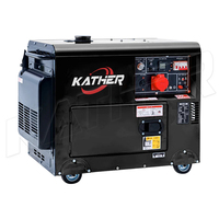 3kVA 5kVA 8kVA 10kVA Super Leiser Dieselgenerator 10kW Tragbarer Generator Schallgedämpfter Wechselstromgenerator Mit ATS Automatischer Startfunktion 20kVA 50kW