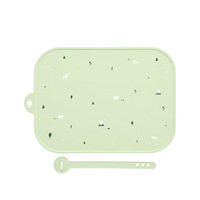 Coussin pour chaise haute pour enfants, tapis de repas pour bébé, plateau de repas portable pour enfants, tapis de table isolant thermique en silicone pour nourrissons