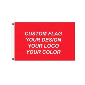 Hot Selling Stop De Stelen 3X5 Custom Vlag Banner Muur Reclame Stof Banners Afdrukken Kleuren Sublimatie Vlaggen Voor out Deur