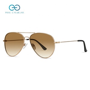 Gafas de Sol de Aviación Retro 2024 con Logotipo Personalizado, Doble Puente Metálico, Protección UV400, Antideslumbrantes, para Conducir, Hombres y Mujeres - Product Image 6