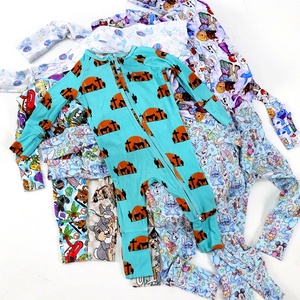Pijamas de Bambú Tiaose para Recién Nacidos, Manga Larga con Cierre, Suaves, para Bebés Niñas, Conjuntos de Ropa para Dormir - Product Image 3
