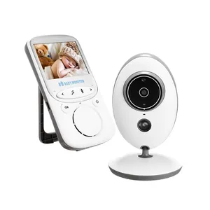 شاشة عرض LCD لاسلكية منخفضة الطاقة بشاشة TFT ملونة لاسلكيةفي اتجاهين بالرؤية الليلية جهاز مراقبة نوم الطفل بالفيديو