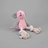 Fabrication de jouets en peluche et cordes pour chiens, sur mesure, avec logo personnalisé, OEM, ODM, vente en gros, provenant de Chine.