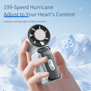 Ventilateur de refroidissement portable mini sur batterie, puissant, pour voiture et maison, en silicone - Product Image 2
