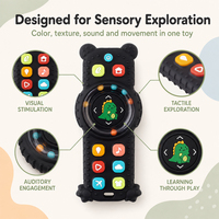 Cadeaux pour voiture, jouet à mâcher sensoriel en silicone de qualité alimentaire en forme d'ours pour bébé, télécommande, vente en gros, cadeau promotionnel pour voiture