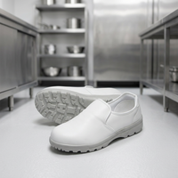 Sepatu keselamatan disipatif statis dengan penutup jari kaki baja anti licin sol PU properti bagus ESD produk bagus di Korea