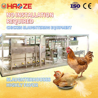 Moteur polyvalent pour ligne de plumeuse mobile de volailles en acier inoxydable 304 |   Haute capacité 300-1000 BPH |   Certifié CE/ISO9001