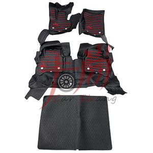 Applicable à Benzz G Class g350g500g550 g63 G65 Big G <span class=keywords><strong>Babos</strong></span> <span class=keywords><strong>style</strong></span> tapis de pied modification coussinets de pied en cuir véritable - Product Image 4