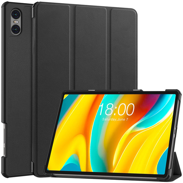 Factory Wholesale Luxury PU Leather Tri-fold Stand 11 Inch Smart Protective Tablet Cover Case for Teclast T50 Pro