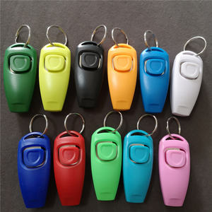 Üst satıcı özel plastik 2-in-1 köpek eğitim sıcak satış dur Barking ses Clicker düdük ucuz promosyon iş hediye - Product Image 3