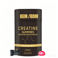 Permen Gummy Creatine Monohydrate Pre-Workout Label Pribadi untuk Pertumbuhan Otot dan Manajemen Energi