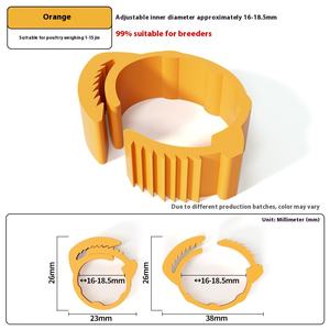 Renda Plastic Gevogelte Voetring Kip/Eend/Ganzenmerk Identificatiering Met Gesp Type Drager Voor Duivenmodel RD-10-588 - Product Image 6